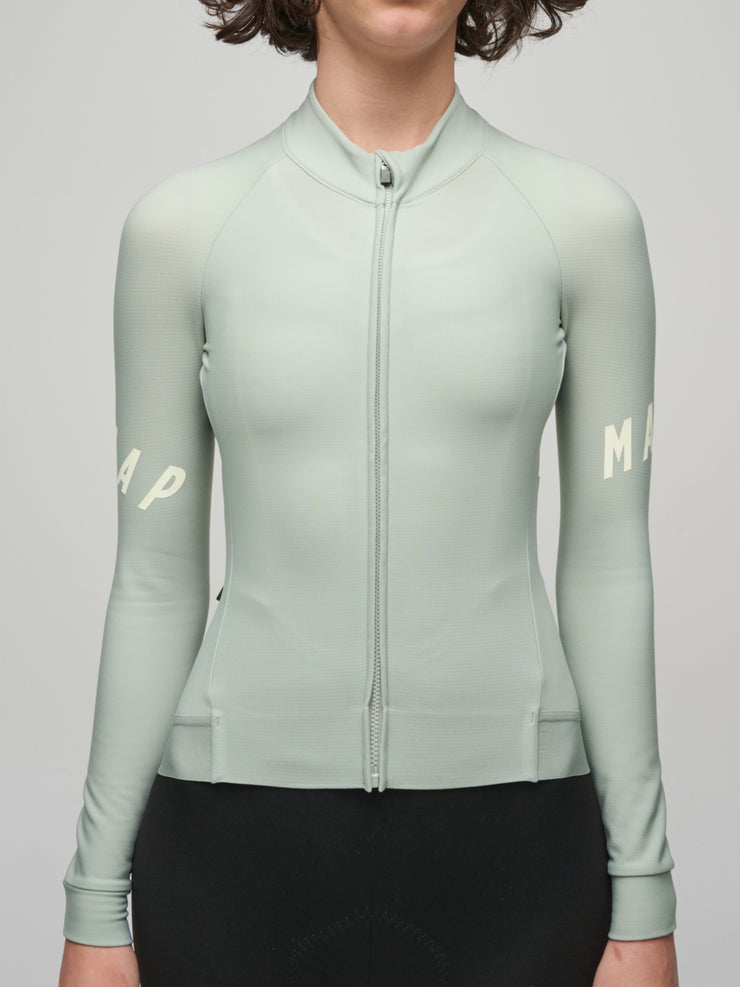 MAAP Aeon Women's Winter Thermal Longsleeve Jersey Greystone