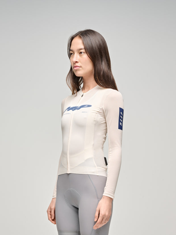 MAAP Evade Blaze Women's Pro Air Longsleeve Jersey 3.0 Vanilla