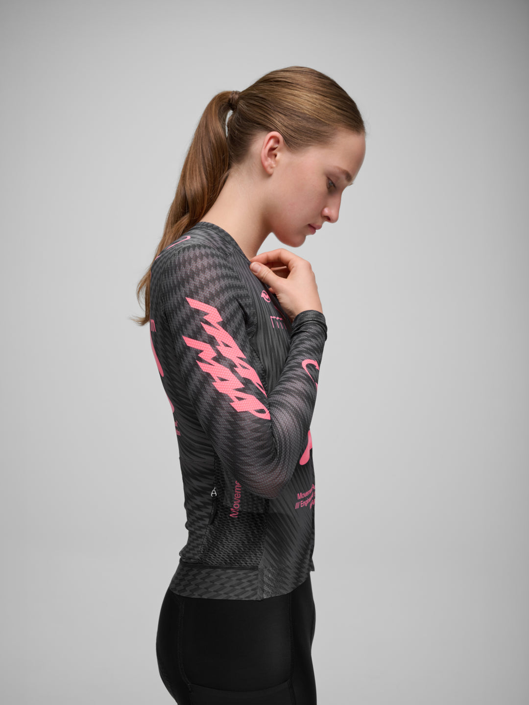トップス maa MAAP Spectrum Women's Pro Air Longsleeve Jersey 3.0 Carbon Rose