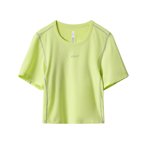 MAAP Alt_Road Women's Cropped Tee Shadow Lime