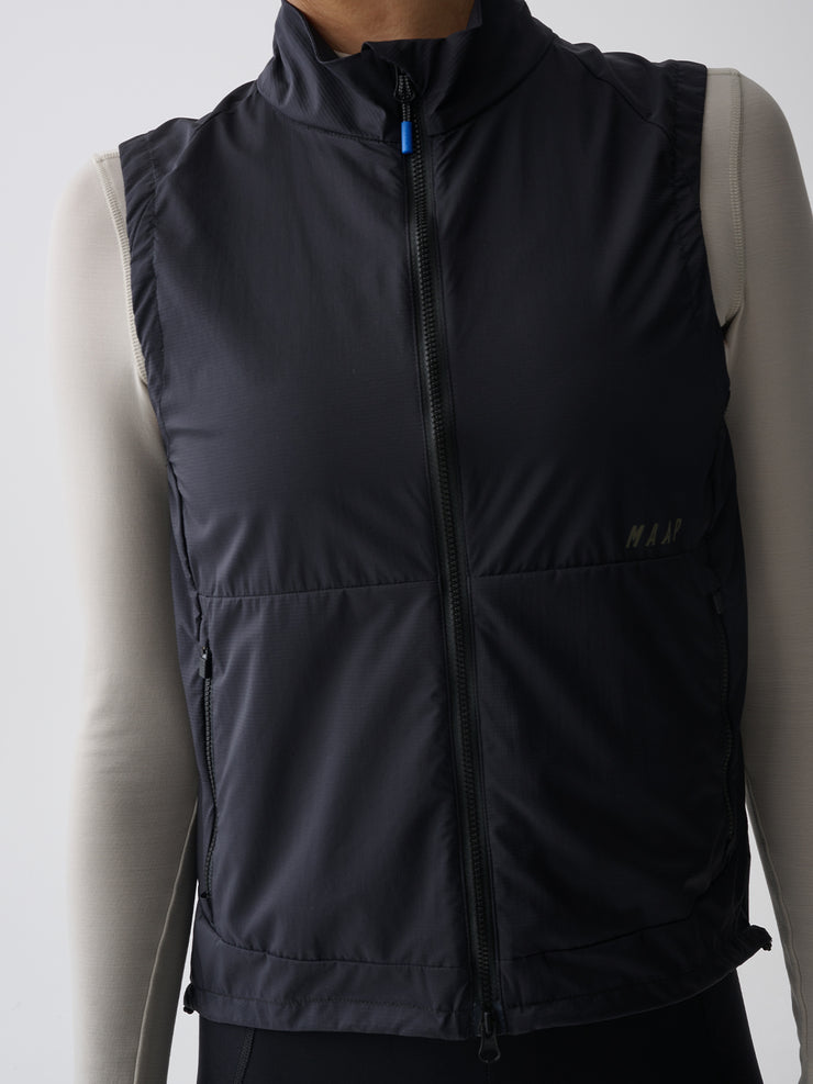 MAAP Alt_Road Women's Wind Vest Black - Maats Cycling Culture