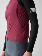 MAAP Flow Women's Insulated Vest Dark Plum - Maats Cycling Culture