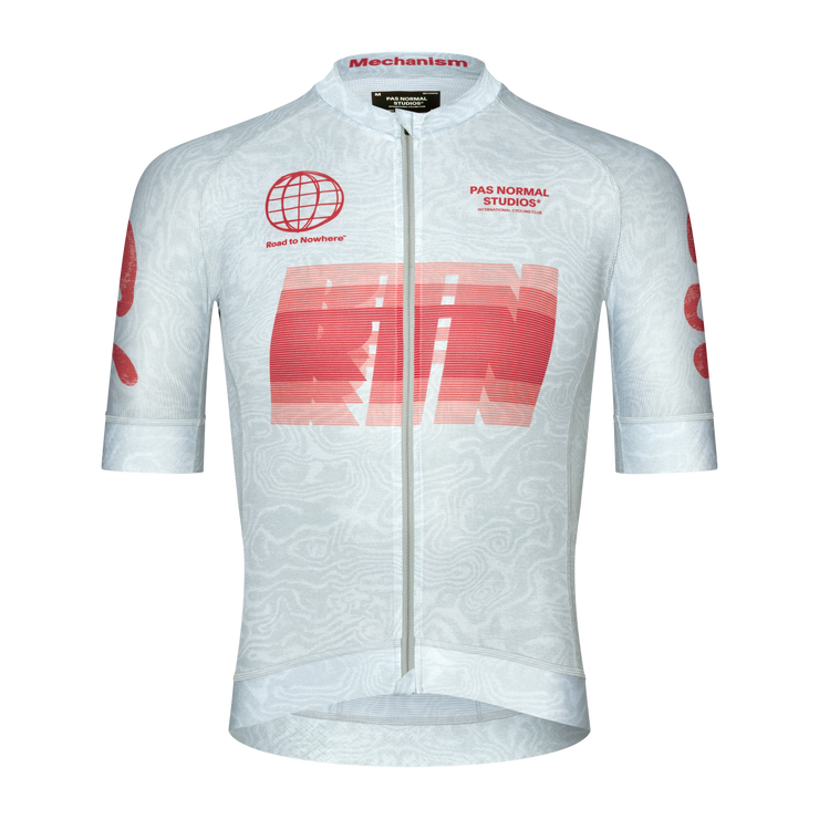 PNS Mechanism Logo Men's Jersey AOP RTN Light Aqua | Maats.cc