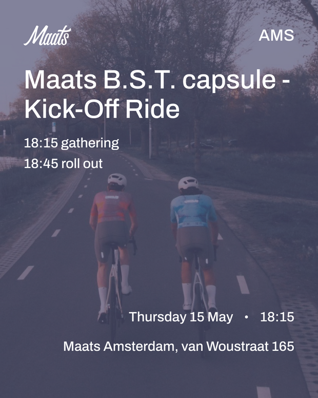 Maats Blood, Sweat and Tears - Kick-off Ride