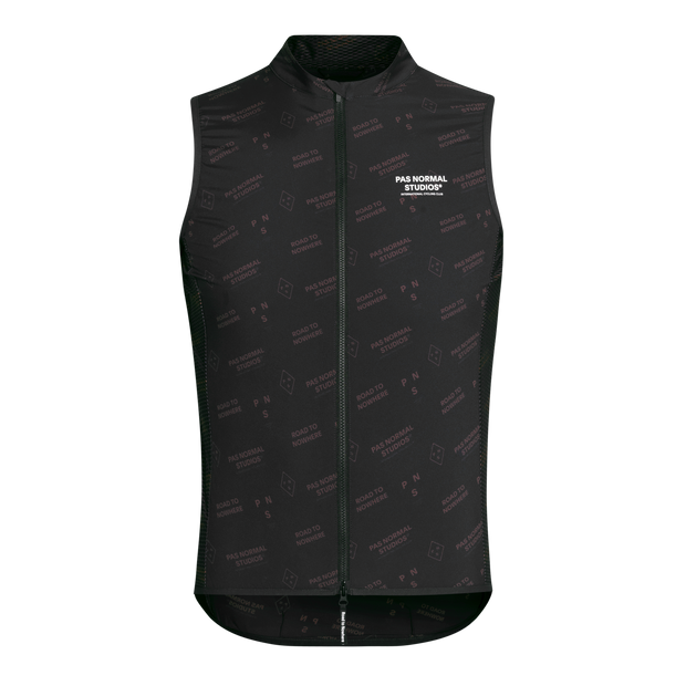 PNS Mechanism Men's Stow Away Gilet Black Contrast