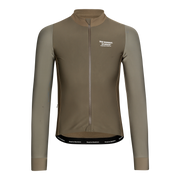 PNS Mechanism Men's Thermal Longsleeve Jersey Earth/Dark Stone - Maats Cycling Culture