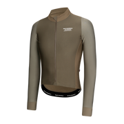 PNS Mechanism Men's Thermal Longsleeve Jersey Earth/Dark Stone - Maats Cycling Culture