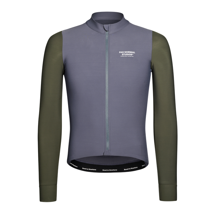 PNS Mechanism Men's Long Sleeve Jersey Steel/Dark Olive