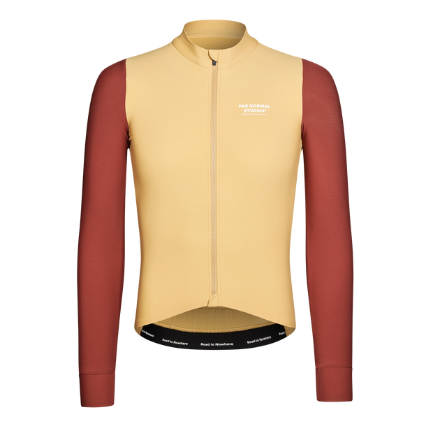 PNS Mechanism Men's Long Sleeve Jersey Camel/Maroon