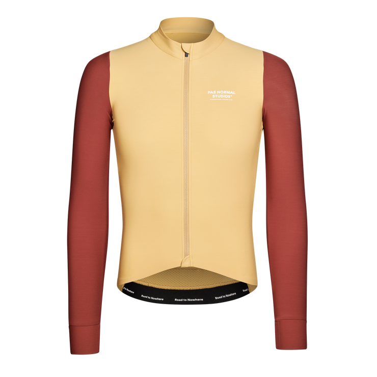 PNS Mechanism Men's Long Sleeve Jersey Camel/Maroon