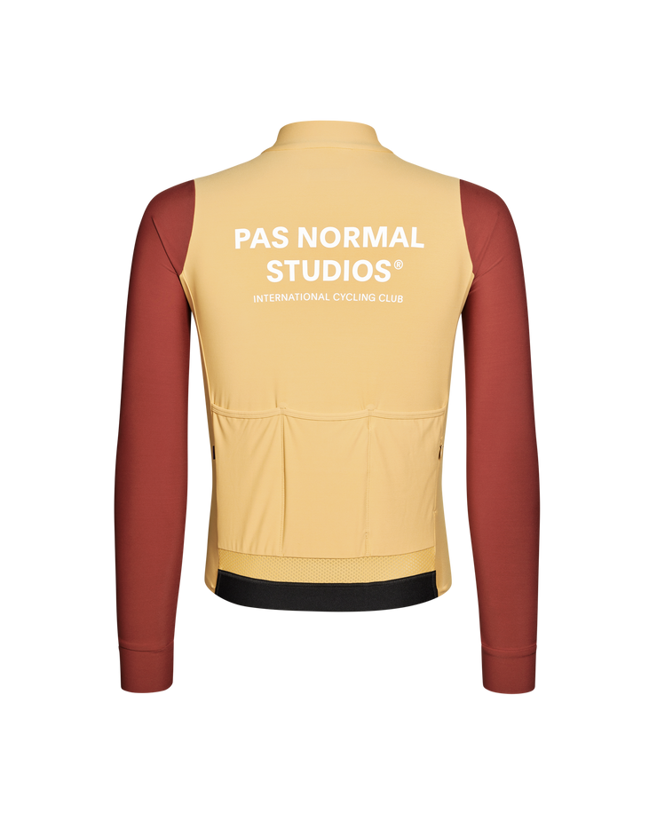 PNS Mechanism Men's Long Sleeve Jersey Camel/Maroon