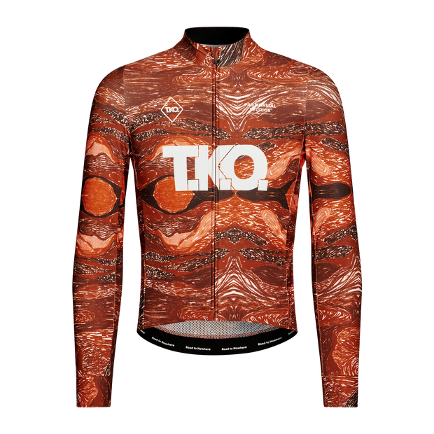 PNS T.K.O. Mechanism Men's Thermal Woven Long Sleeve Jersey T.K.O. Red