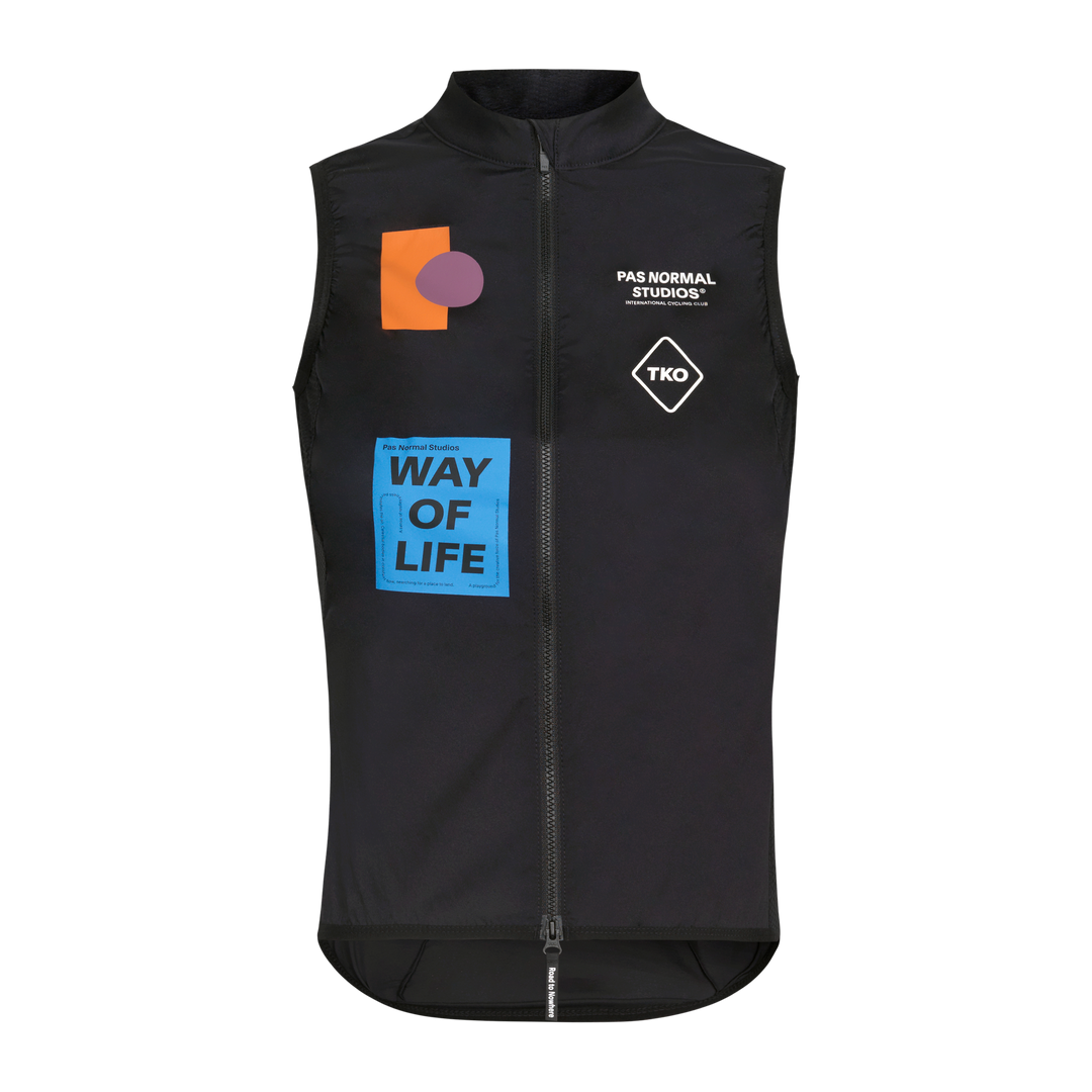 PNS T.K.O. Mechanism Men's Stow Away Gilet Black | Maats.cc – Maats.cc