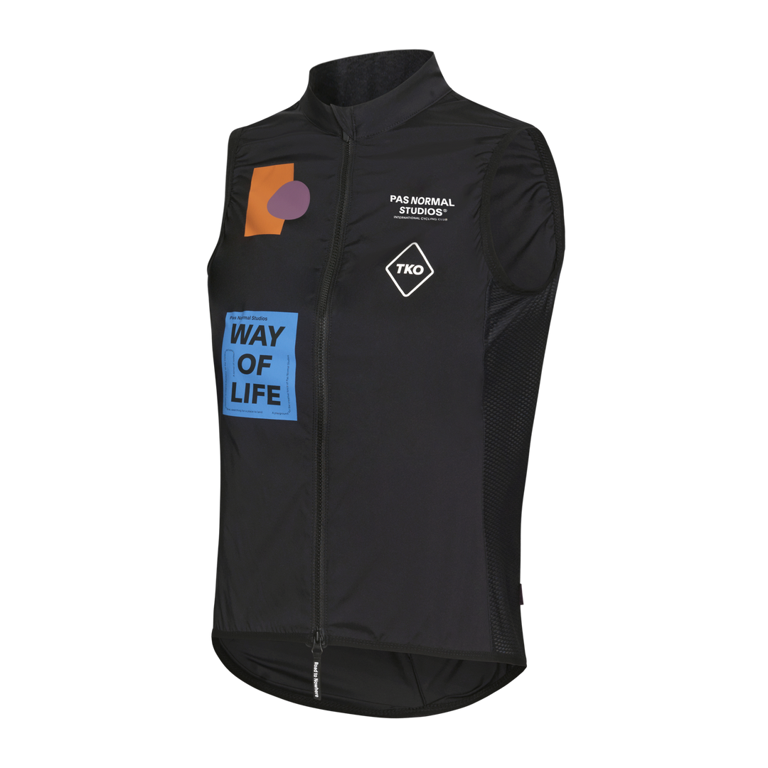PNS T.K.O. Mechanism Men's Stow Away Gilet Black | Maats.cc – Maats.cc