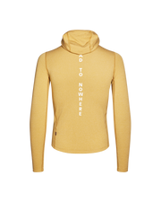 PNS Men's Thermal Hooded Longsleeve Windproof Baselayer Camel/Maroon