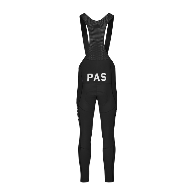 PAS Mechanism Men's Deep Winter Long Bibs Black - Maats Cycling Culture