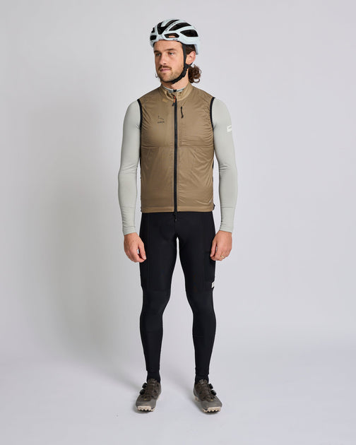 Albion Men's Wind Gilet Dark Sand | Maats.cc – Maats.cc