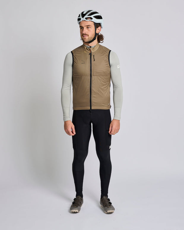 Albion Men's Wind Gilet Dark Sand