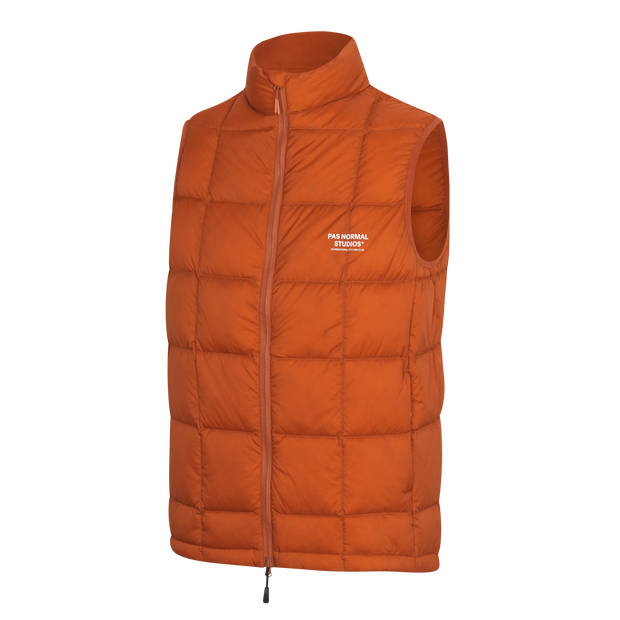 PNS Off-Race Down Vest Copper Orange