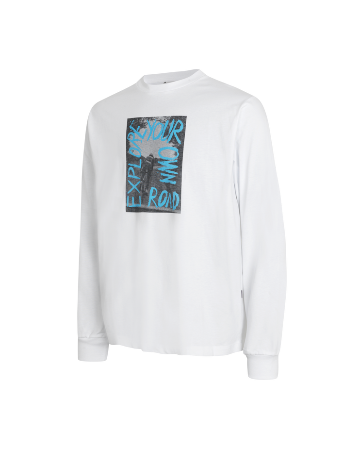 PNS Off-Race Graphic Long Sleeve T-Shirt White