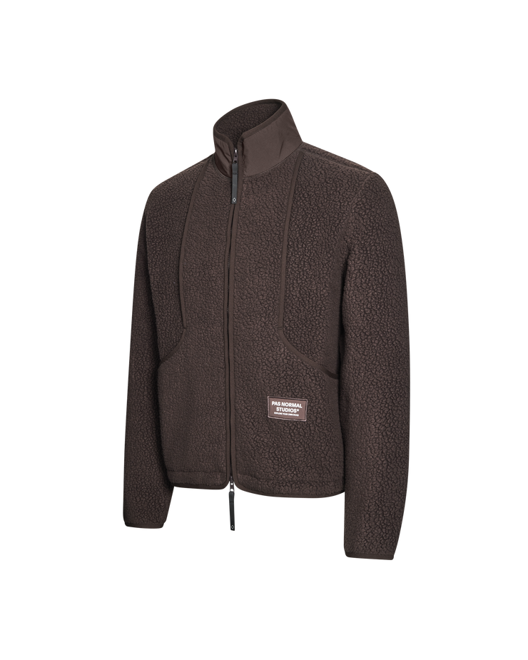 PNS Off-Race Pile Fleece Jacket Light Brown