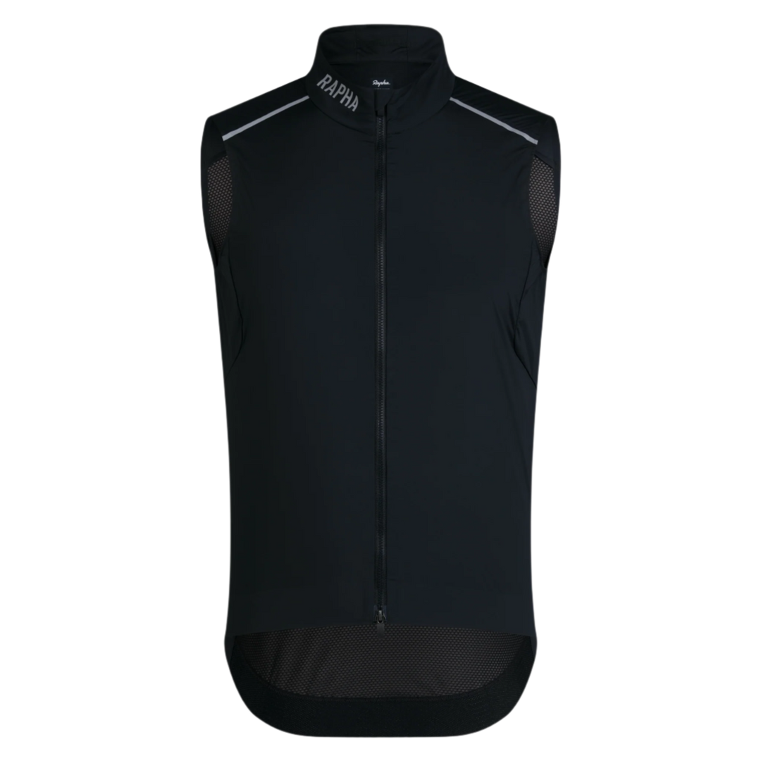 Rapha Pro Team Men's Gilet II Black/Silver | Maats.cc – Maats.cc