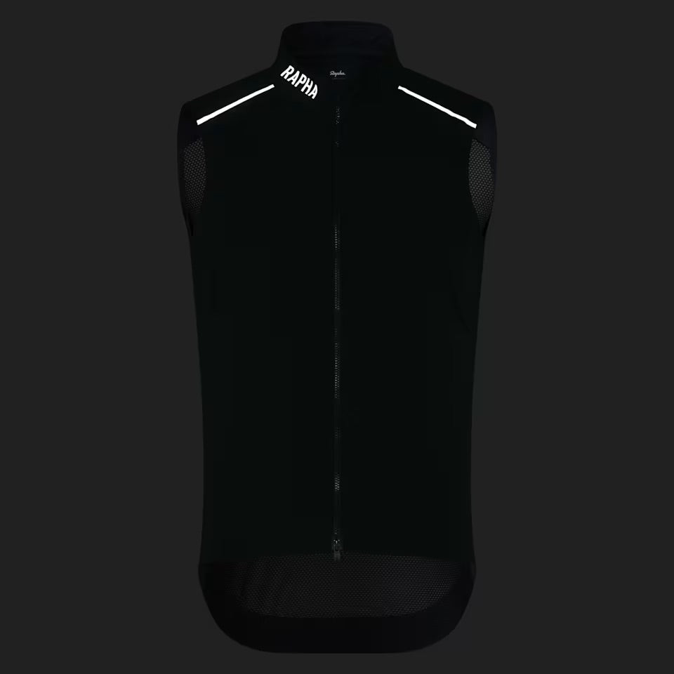 Rapha Pro Team Men's Gilet II Black/Silver | Maats.cc – Maats.cc