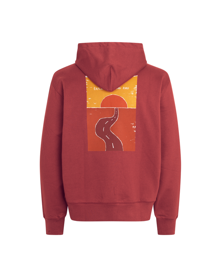 PNS Off-Race Graphic Hoodie Maroon
