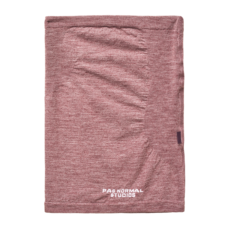 PNS Logo Merino Knit Necktube Maroon