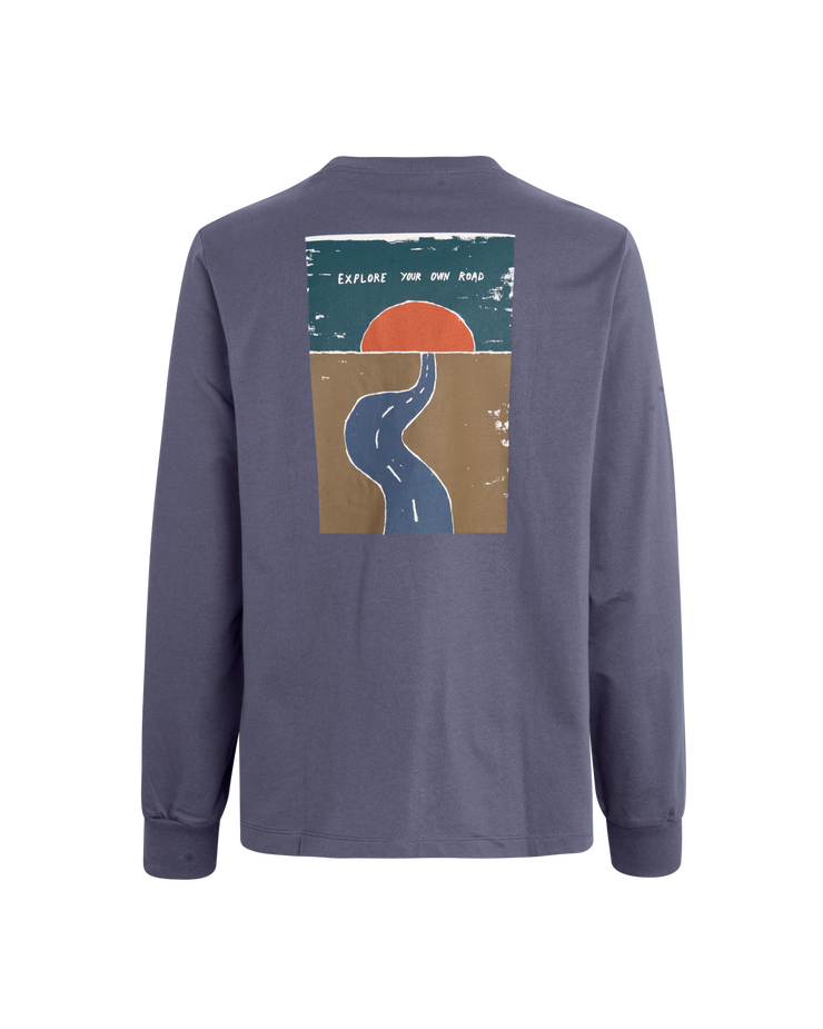 PNS Off-Race Graphic Long Sleeve T-Shirt Steel