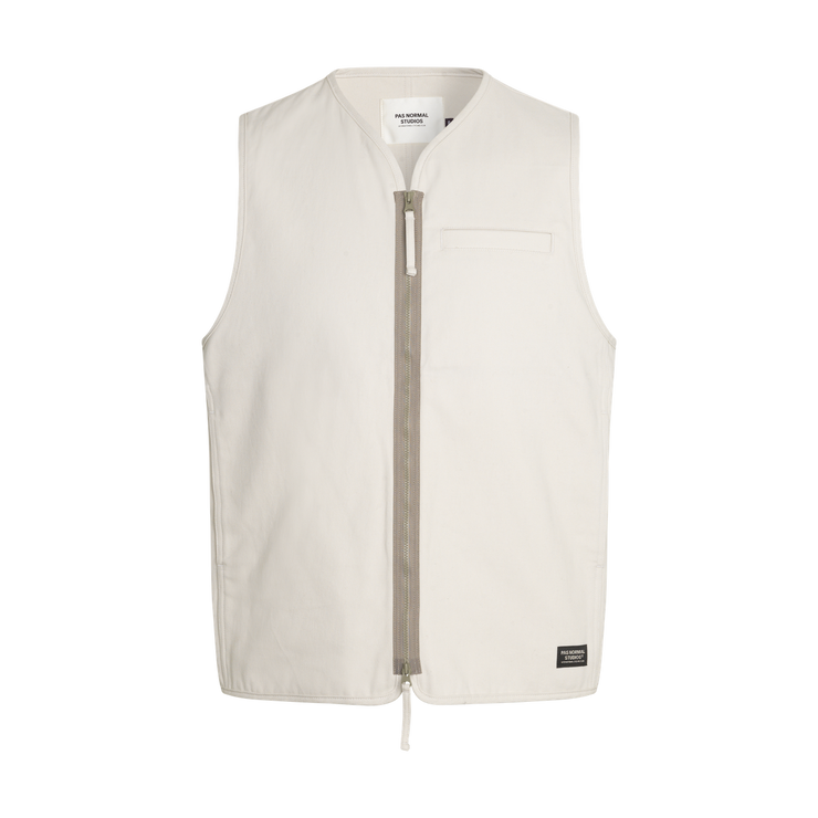 PNS Off-Race Cotton Twill Vest Limestone