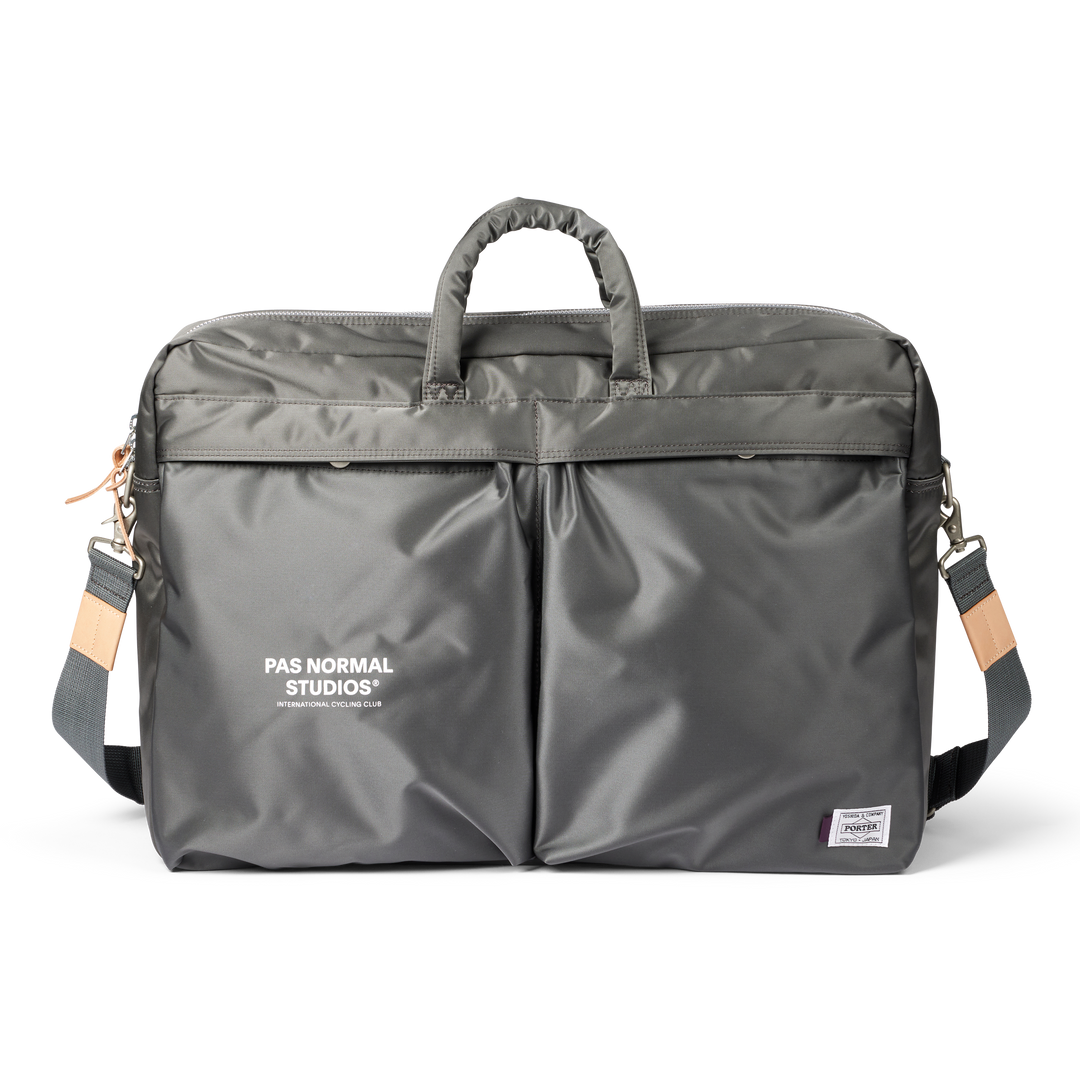 Porter-Yoshida x PNS 2-Way Briefcase Grey | Maats.cc – Maats.cc