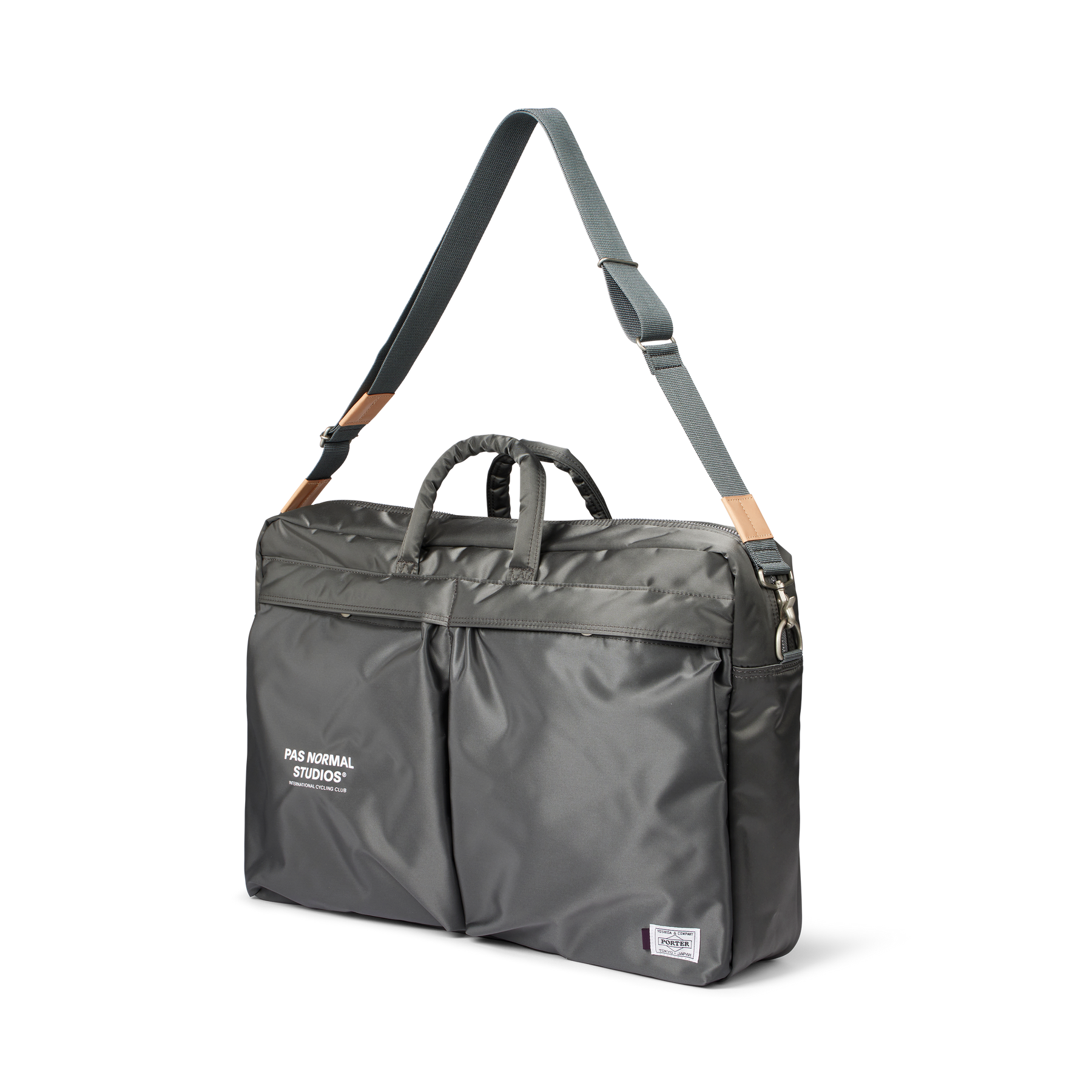 Porter-Yoshida x PNS 2-Way Briefcase Grey | Maats.cc – Maats.cc