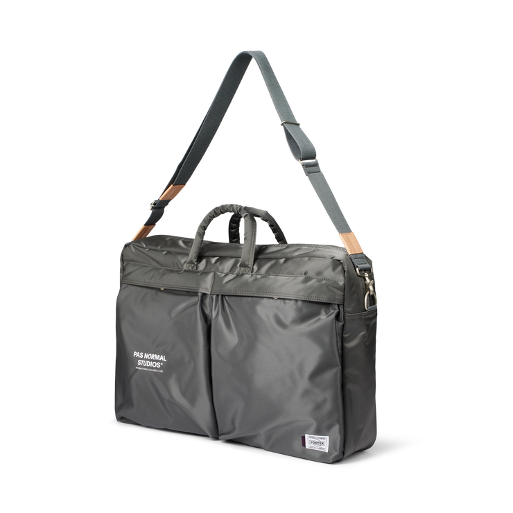Porter-Yoshida x PNS 2-Way Briefcase Grey | Maats.cc – Maats.cc Porter-Yoshida x PNS 2-Way Briefcase Grey | Maats.cc – Maats.cc