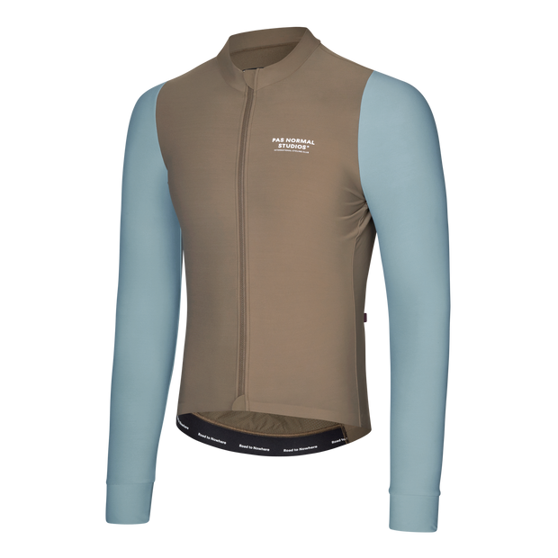 PNS Mechanism Men's Longsleeve Jersey Dusty Blue/Dark Stone - Maats Cycling Culture