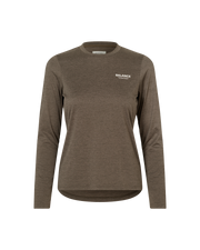 PNS Balance Women's Longsleeve T-shirt Dusty Brown - Maats Cycling Culture