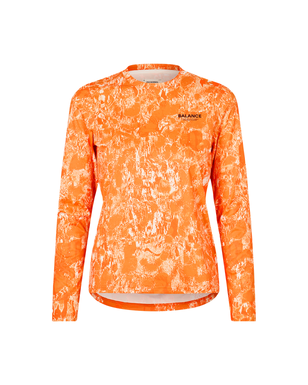 PNS Balance Women's Longsleeve T-shirt Orange AOP