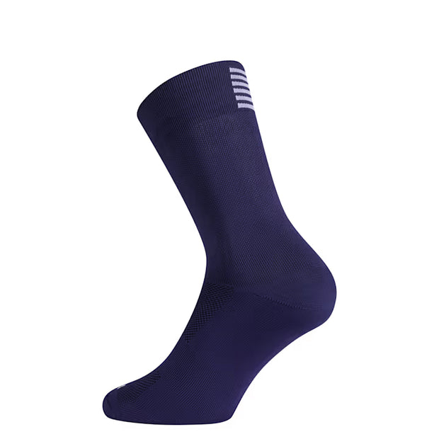 Rapha Pro Team Socks Regular Navy Purple/Grey Purple - Maats Cycling Culture