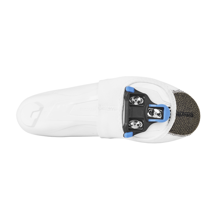 PNS Logo Toe Cover White - Maats Cycling Culture