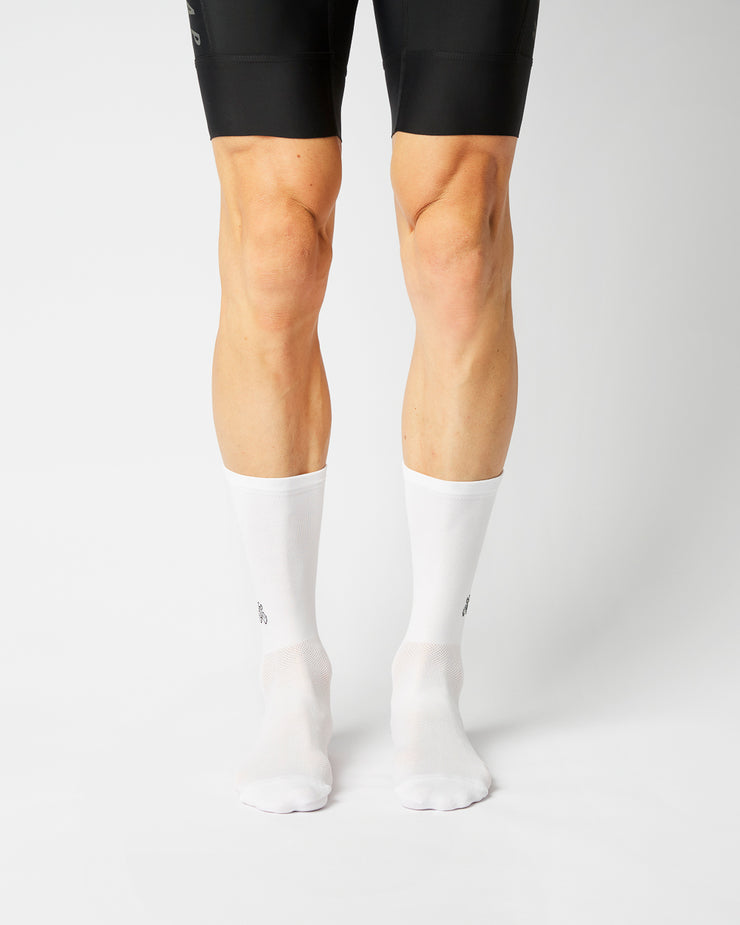 Fingerscrossed Classic Souvenir Bicycle Socks White - Maats Cycling Culture