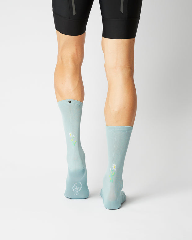 Fingerscrossed Classic Souvenir Edelweiss Socks Blue