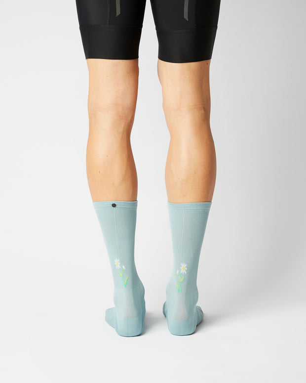 Fingerscrossed Classic Souvenir Edelweiss Socks Blue