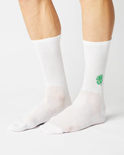 Fingerscrossed Classic Souvenir Kleeblatt Socks White