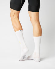 Fingerscrossed Classic Souvenir Sun Socks White - Maats Cycling Culture