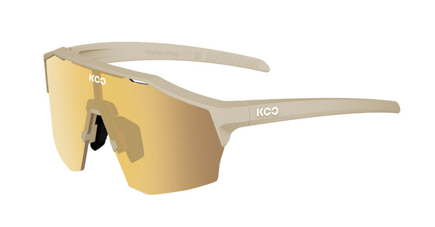 KOO Alibi Sunglasses Sand Matt - Gold Mirror