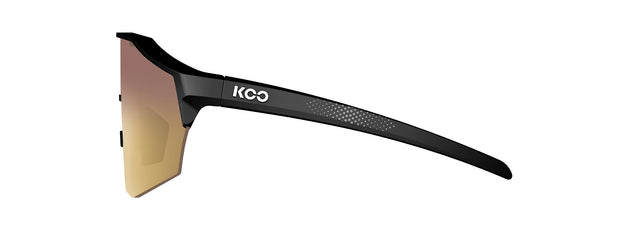 KOO Alibi Strade Bianche Sunglasses Black Matt - Sunrise Mirror