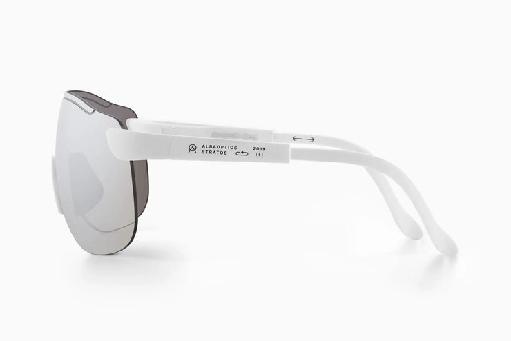 Alba Optics STRATOS WHT - ALU - Maats Cycling Culture