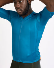 Albion All Road Men's Lightweight Jersey Tarn Blue