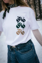 Standert 3 Bikes T-Shirt White