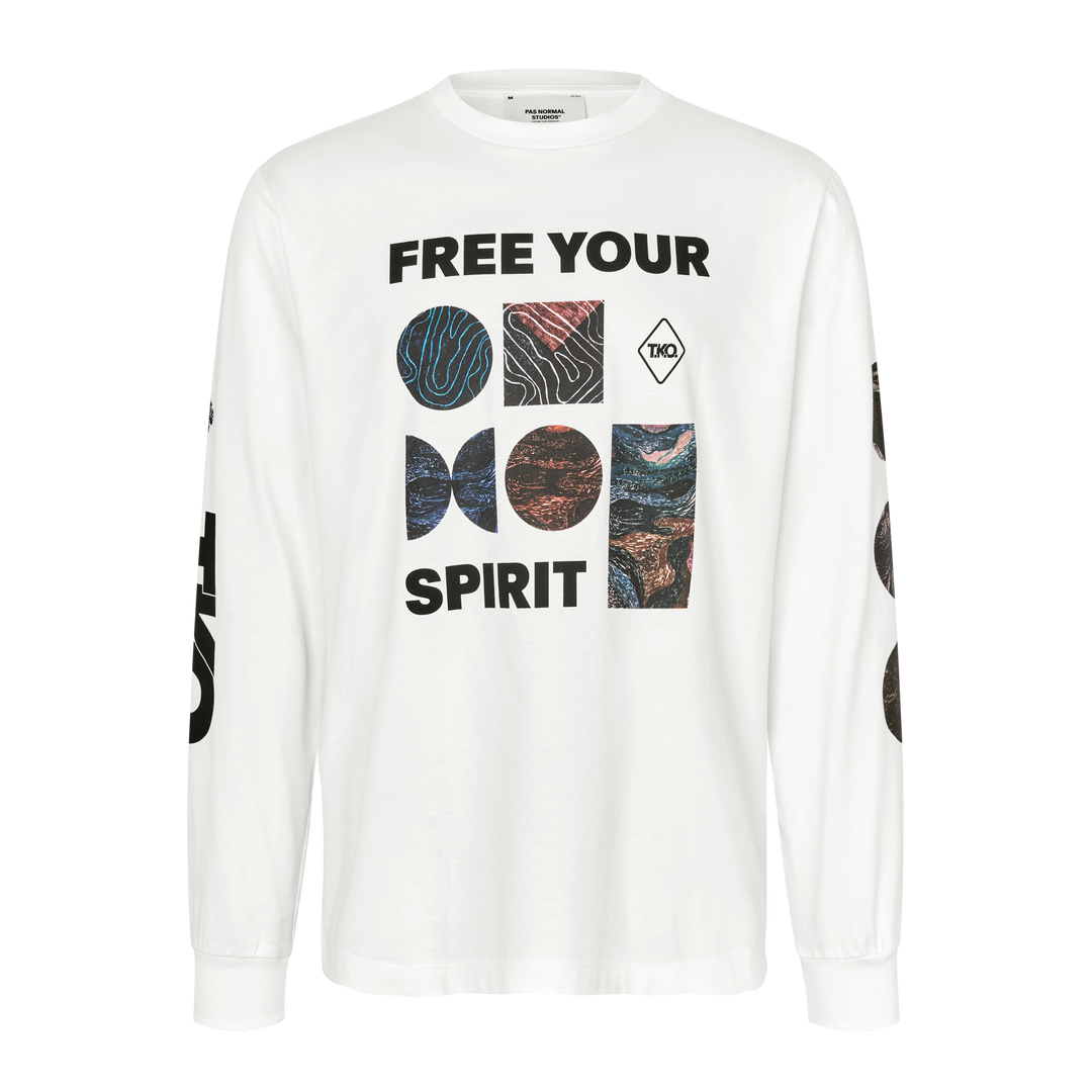 PNS T.K.O. Off-Race Long Sleeve T-Shirt White | Maats.cc – Maats.cc
